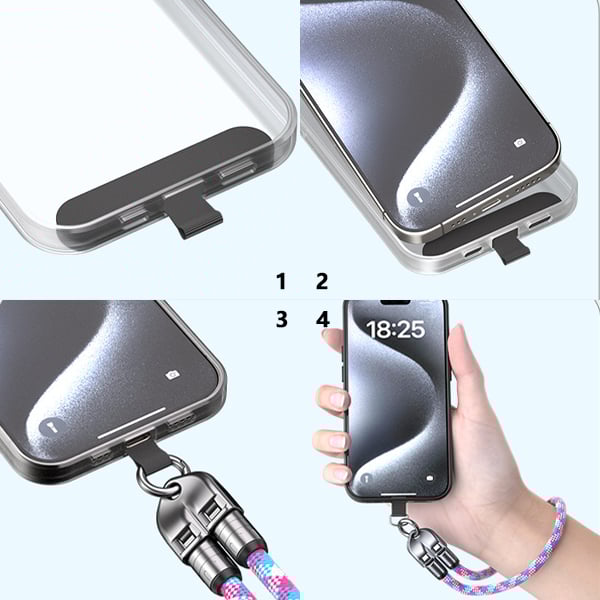 C naar C 240W Oplaadkabel met Draagbaar Armbandontwerp