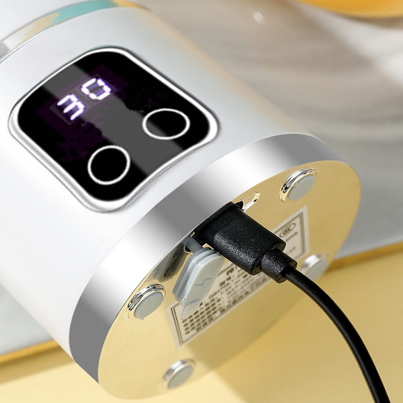 🔋 Draadloze citruspers – draagbaar, oplaadbaar via USB en perfect voor verse sinaasappelsap, citroenwater en limoen voor je drankje, in een mum van tijd klaar