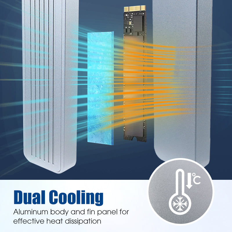 ⏳Beperkte tijd 50% korting⏰Hogesnelheidsbehuizing voor SSD💻📱