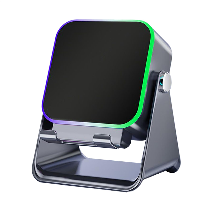 🔊📱 5-in-1 Draadloze Inductie Bluetooth-Luidspreker met Verstelbare Telefoonstandaard – Dubbele Connectiviteit, Dynamische Belichting & Lange Accu Duur（Perfect voor Multimedia Entertainment!）