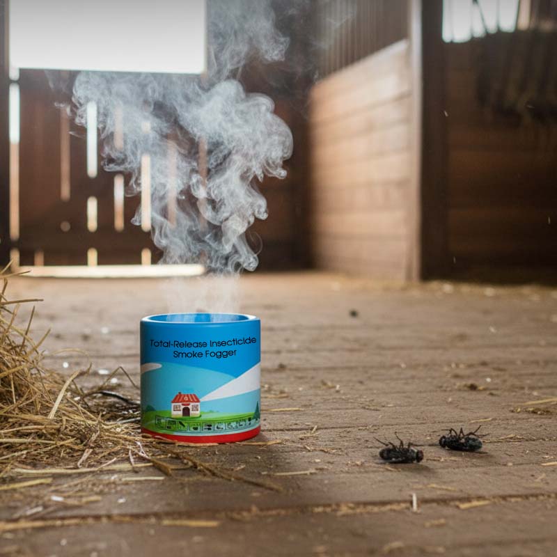 Rookvernevelaar met volledige afgifte van insecticiden