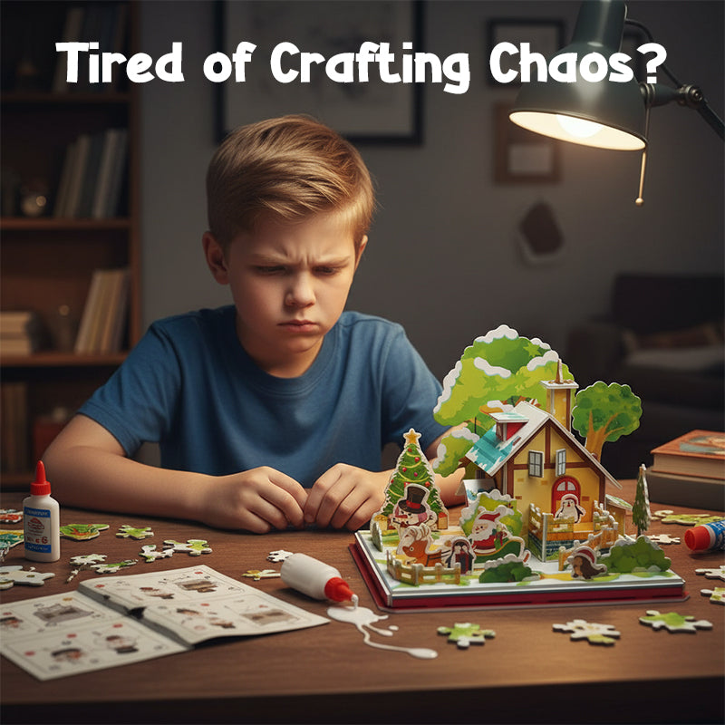 3D DIY Kerstpuzzelpakket