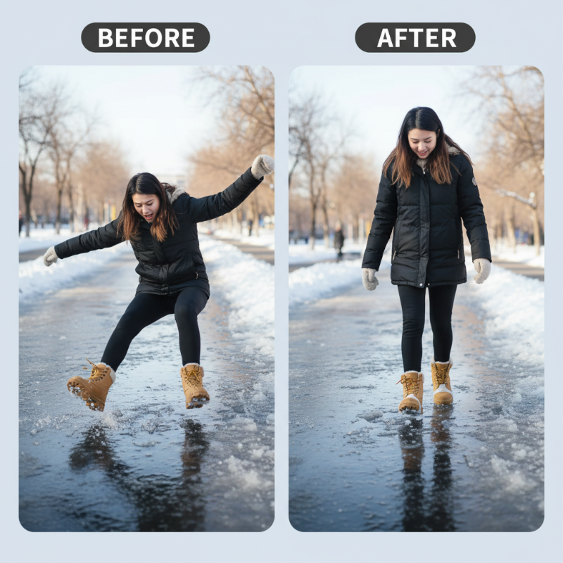 Universele 5-tanden ijsnoppen voor schoenen en laarzen