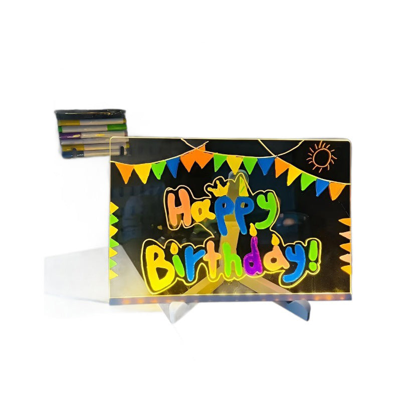 ✨Kerstcadeau Tip! Verlicht Tekenbord🎁Herbruikbaar, Oplichtend & Perfect voor Kinderen💡