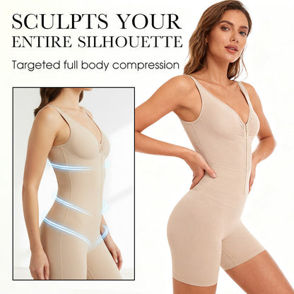 Dames Naadloze Buikcorrigerende Shapewear met Voorrits