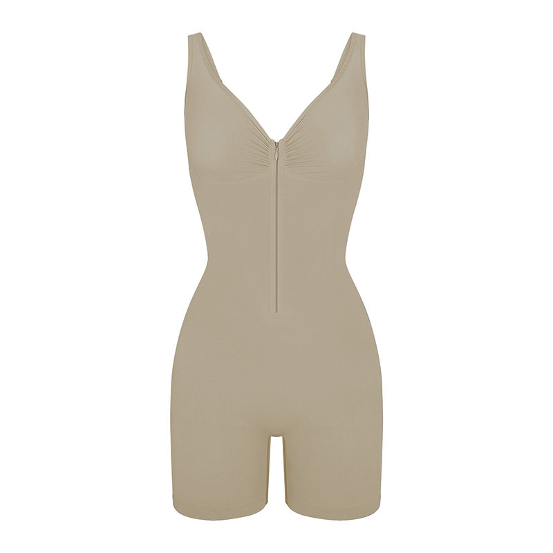Dames Naadloze Buikcorrigerende Shapewear met Voorrits