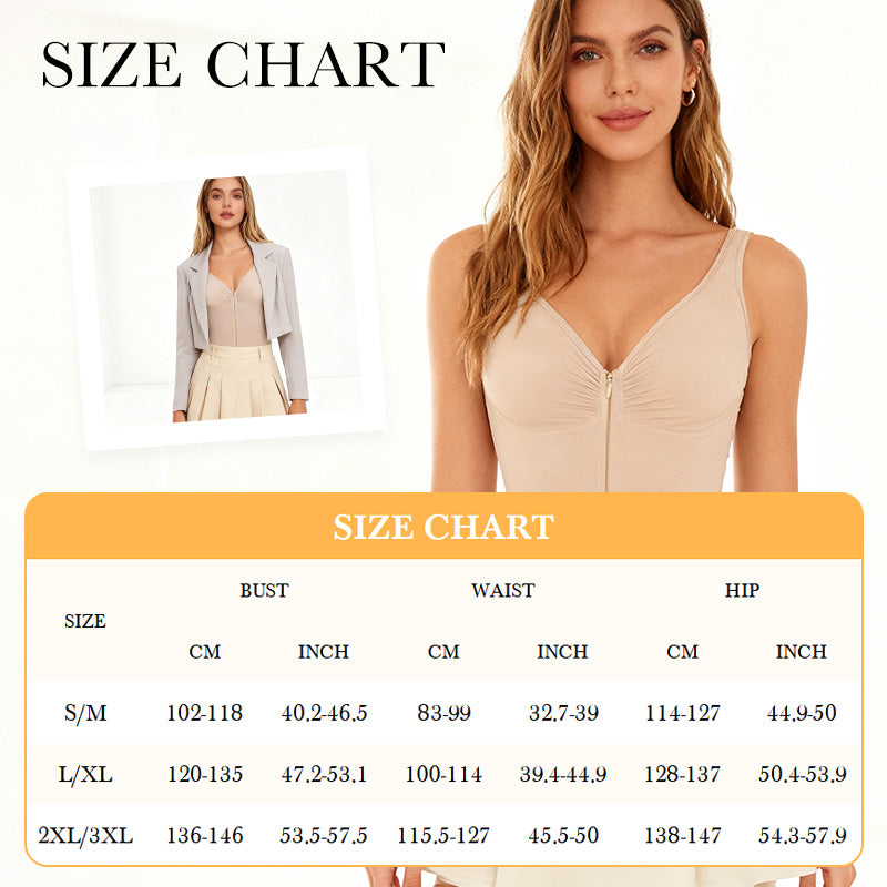 Dames Naadloze Buikcorrigerende Shapewear met Voorrits