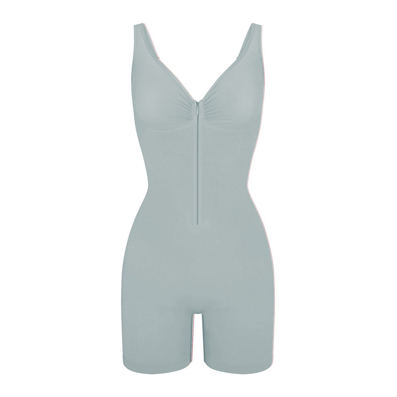Dames Naadloze Buikcorrigerende Shapewear met Voorrits