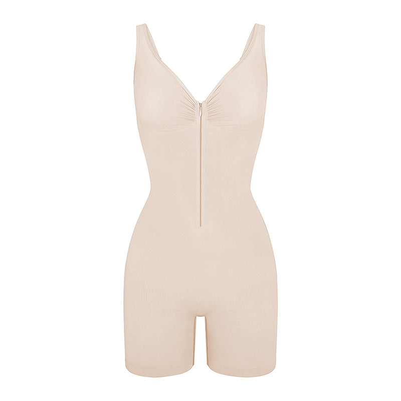 Dames Naadloze Buikcorrigerende Shapewear met Voorrits