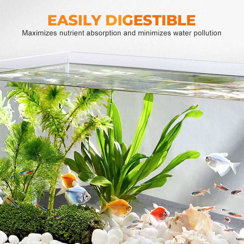 Ontschaalde artemia-eieren als visvoer