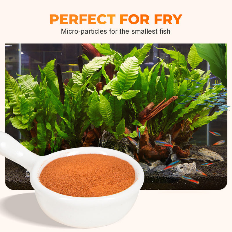 Ontschaalde artemia-eieren als visvoer