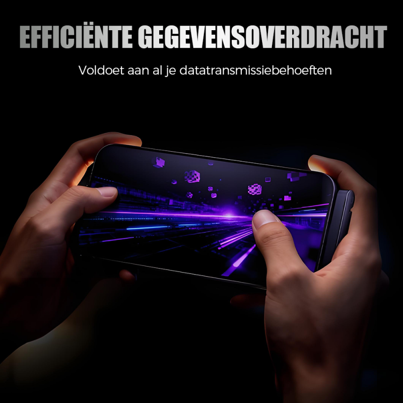 Type-C 240W Snellaadkabel met Opvouwbare Standaard