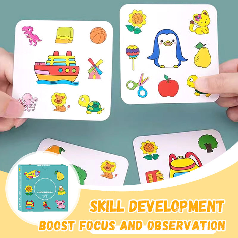 Educatieve en interactieve ouder-kind matchkaarten