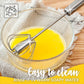 📢📢 1+1 gratis⏰👩‍🍳AA roestvrijstalen handklopper met duwknop