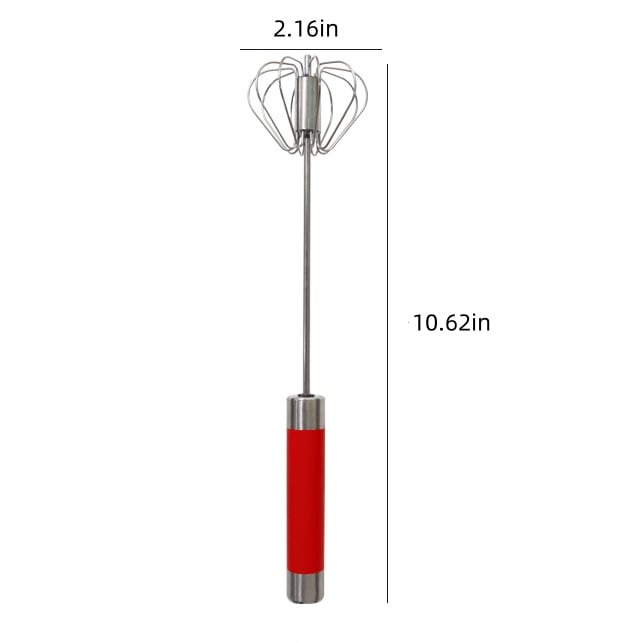 📢📢 1+1 gratis⏰👩‍🍳AA roestvrijstalen handklopper met duwknop