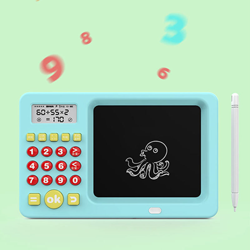 🧮 Elektronisch reken speelgoed voor kinderen (vanaf 6 jaar) Leuk leerspel voor optellen, aftrekken, vermenigvuldigen en delen Draagbaar educatief speelgoed🎓 Vergroot het zelfvertrouwen op het gebied van rekenen, thuis of onderweg🔢✨