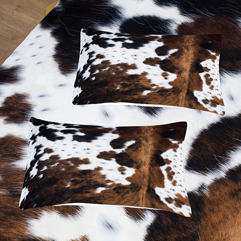 🔥50% korting! Dekbedovertrekset met Koeienprint – Zacht, Stoer & Western Chic 🐄✨