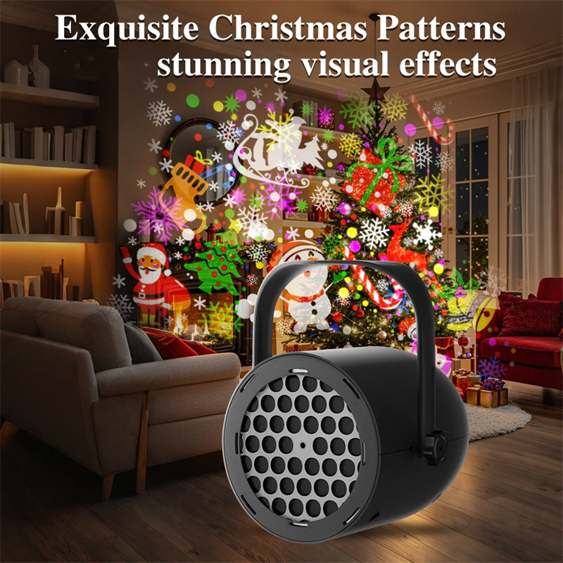 🎅Kerstmis Hot Sale🎁16-Pattern USB Kerstmis Projector Licht