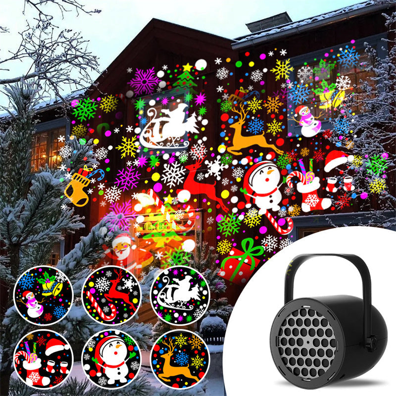 🎅Kerstmis Hot Sale🎁16-Pattern USB Kerstmis Projector Licht