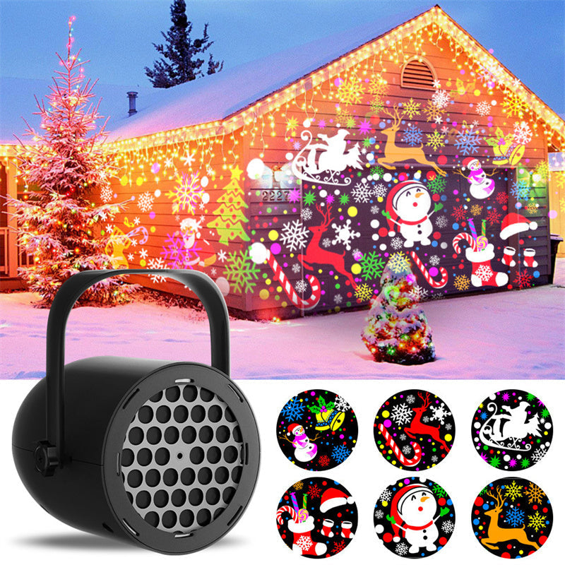 🎅Kerstmis Hot Sale🎁16-Pattern USB Kerstmis Projector Licht