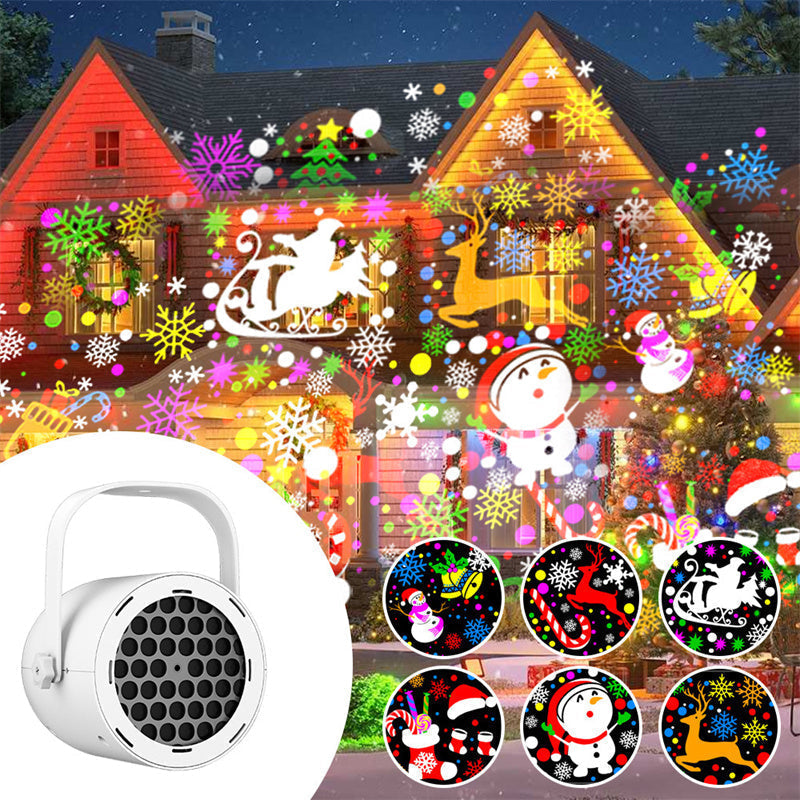 🎅Kerstmis Hot Sale🎁16-Pattern USB Kerstmis Projector Licht