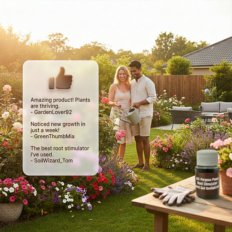 Universele plantenwortelstimulator en bodemverbeteraar