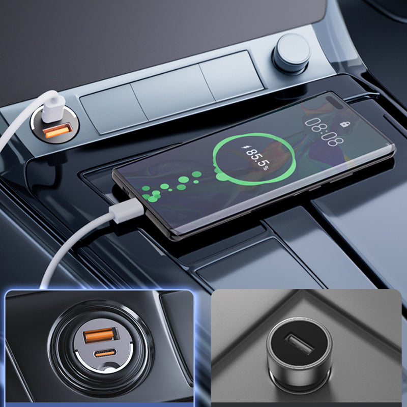 🔋 30W Super Snelle Autolader (QC3.0+PD)
