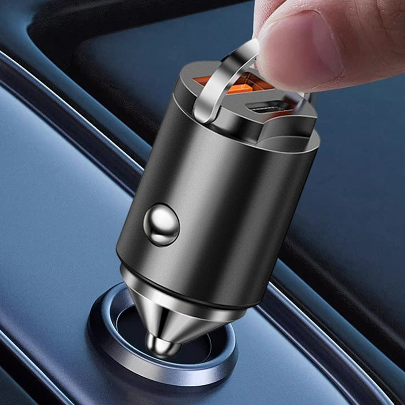 🔋 30W Super Snelle Autolader (QC3.0+PD)