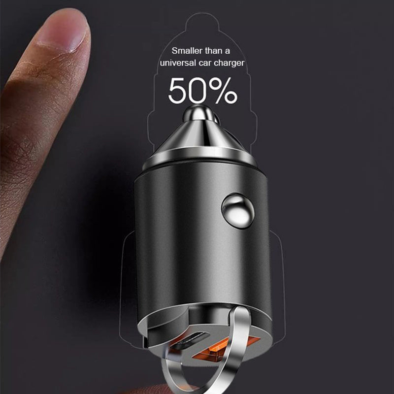 🔋 30W Super Snelle Autolader (QC3.0+PD)