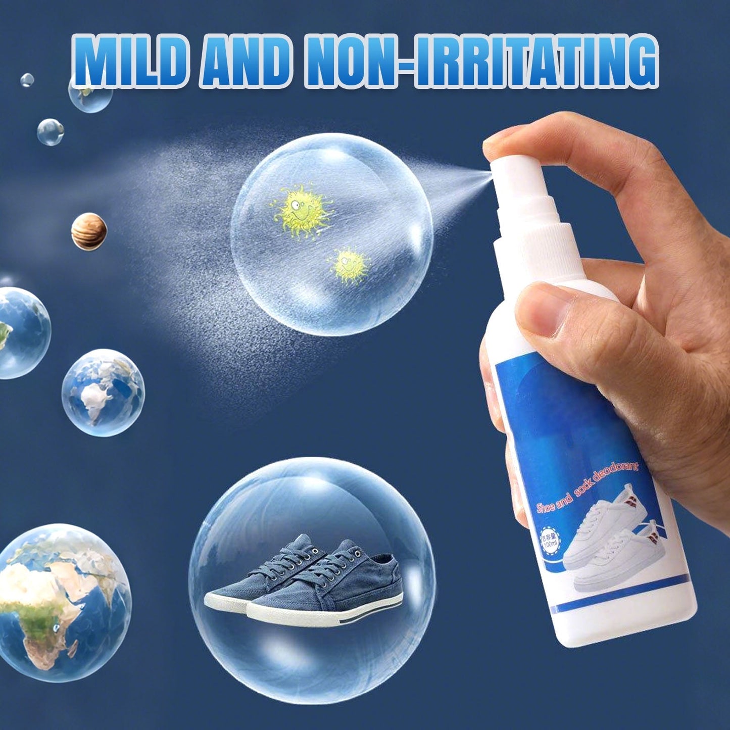 🦶Antibacteriële sneldrogende spray voor schoenen en sokken💨✨