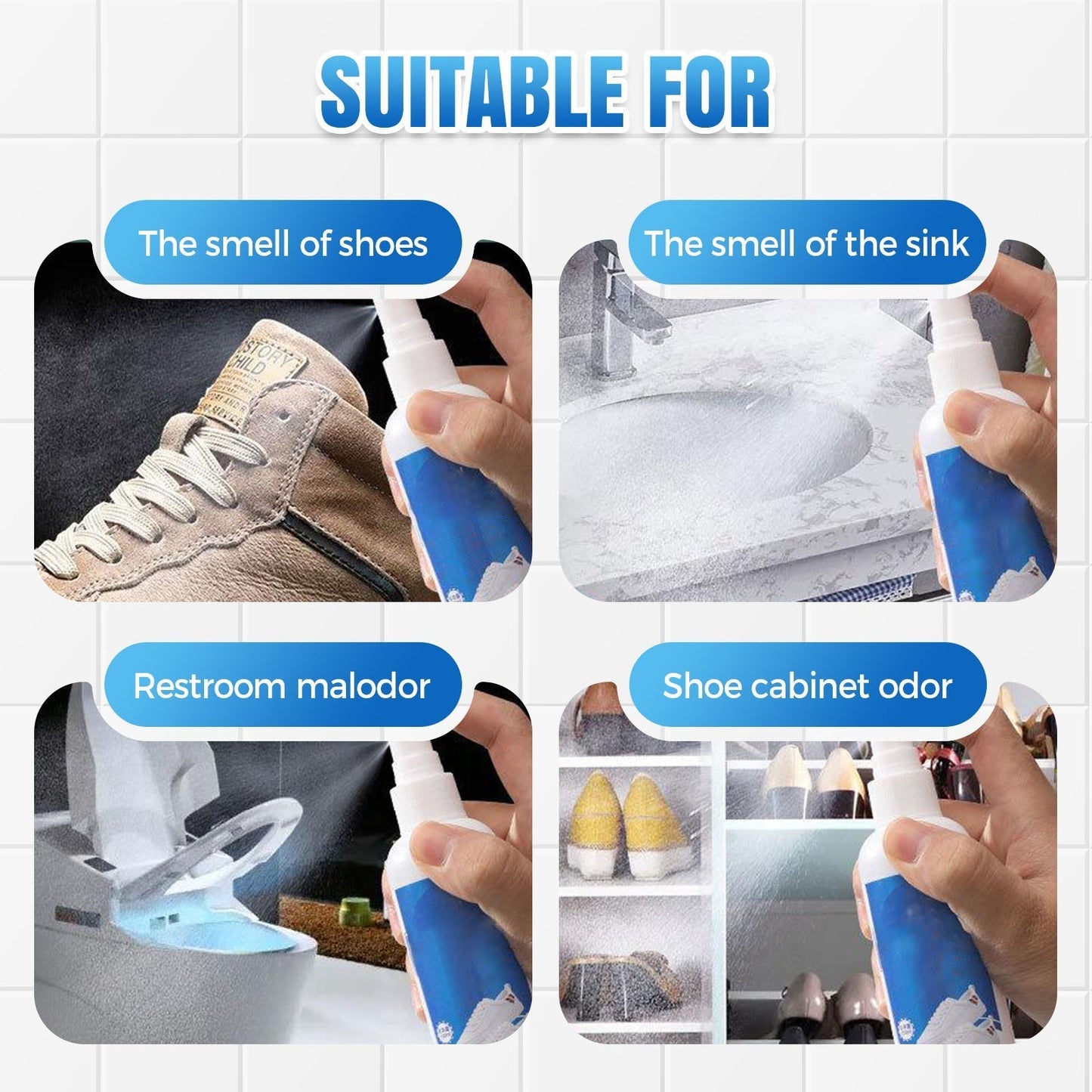 🦶Antibacteriële sneldrogende spray voor schoenen en sokken💨✨