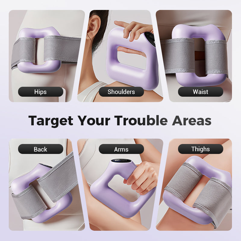 🏆5-versnellingen handheld massagerring met verstelbare riem🌿👑