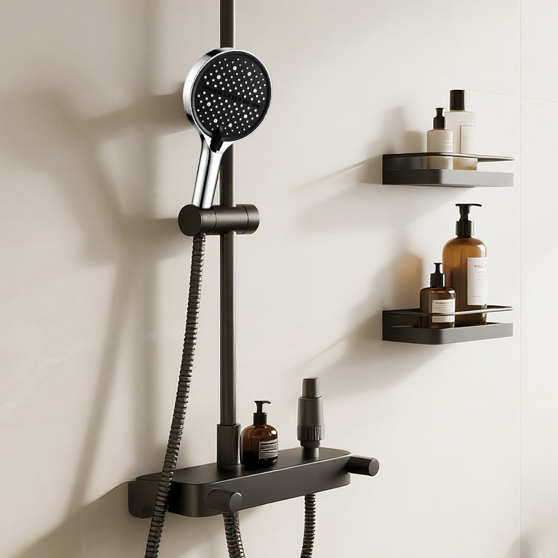 Regendouche met hoge druk en verstelbare straal