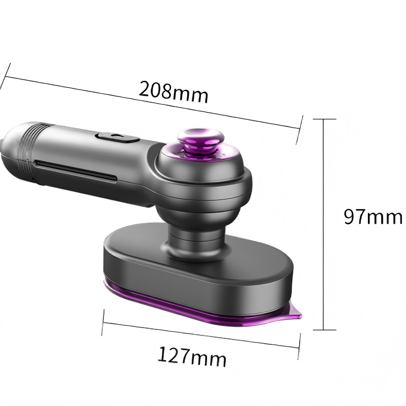 👔💨 👕Snel & Makkelijk Ontkreuken – Draagbare Handstomer voor Kleding ✨