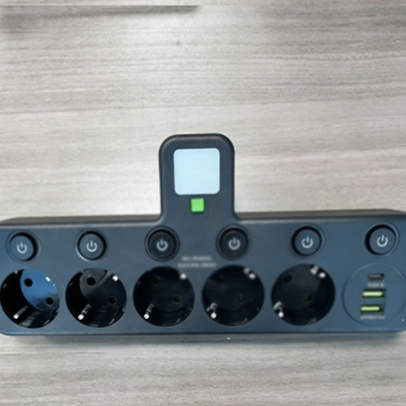 Slimme stekkerdoos met USB-poorten