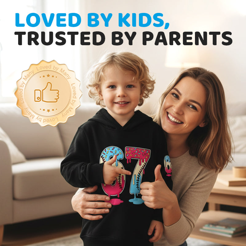 Grappig 67 Meme-hoodiesweatshirt voor kinderen