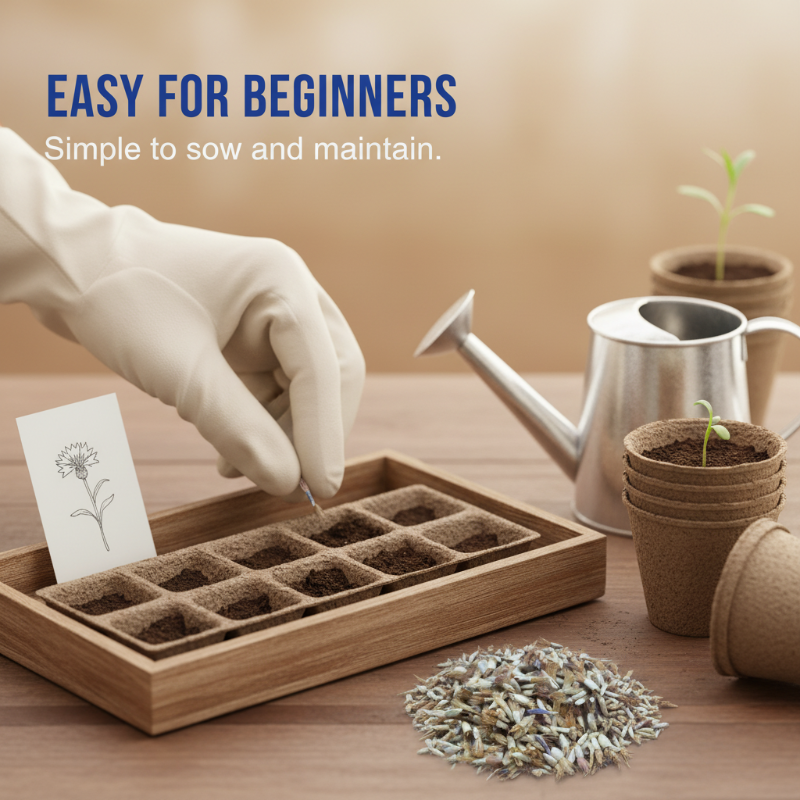 🌼 All-Season Blooming Cornflower Seeds voor tuine 🏡✨