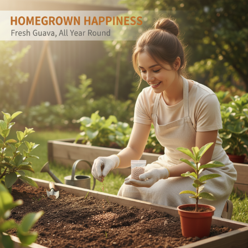 🌱Guaveszaadjes, geschikt voor tuinieren in potten, kassen en buitentuinen — gemakkelijk te kweken fruitboomzaadjes.🍈✨