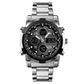 ⏰Waterdicht militair analoog-digitaal herenhorloge – 48 mm, multifunctioneel & roestvrijstalen band! 🕰️💪