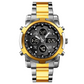 ⏰Waterdicht militair analoog-digitaal herenhorloge – 48 mm, multifunctioneel & roestvrijstalen band! 🕰️💪