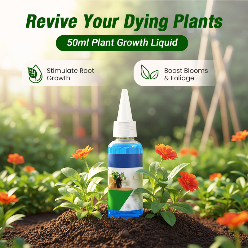 🌱【50 ml gespecialiseerde plantengroeimiddel】— Eén druppel maakt alles wakker, en er komen meteen nieuwe scheuten uit! ⚡💧