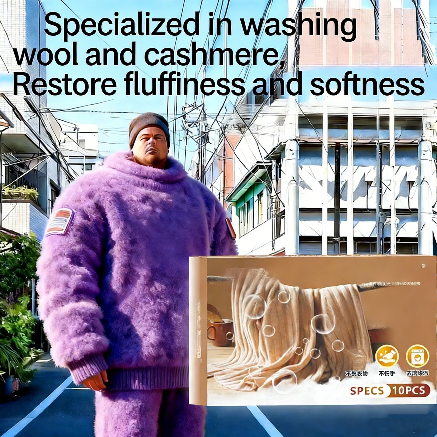 🎉 60% KORTING!🧶Magic Restore Soak: Gekrompen Kleding Herstellen in Één Weekbeurt – VS-Formule & Weefselvriendelijk!✨