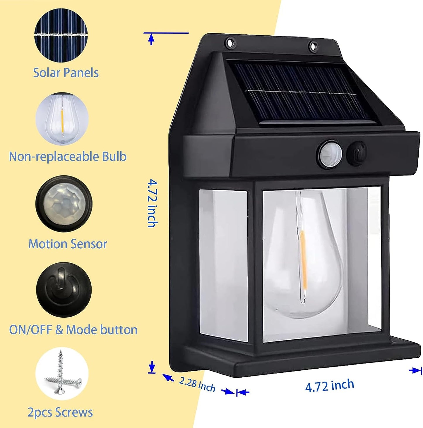 ⚡Nieuwe zonnewandlamp voor buitengebruik💡💫