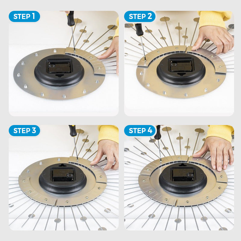 💫Stijlvolle Strass-Wandklok | Stil & Elegant Voor Jouw Interieur🕰️✨