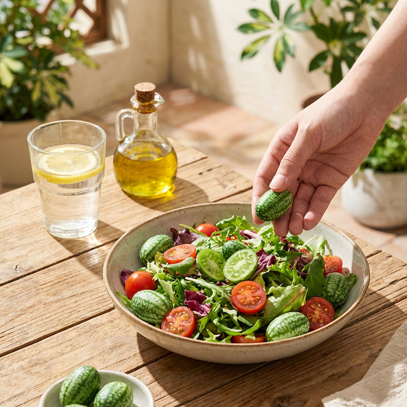 🍉【Mini-watermeloenzaden】— Elke hap barst van het sap! 🤩 Kweek deze saladefavoriet op je balkon! 💫✨