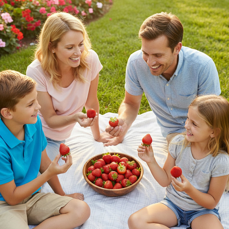 🪴Gemakkelijk te kweken aardbeizaadjes — strooi de zaadjes uit en wacht rustig af tot je een robijnrode oogst hebt!🍓✨