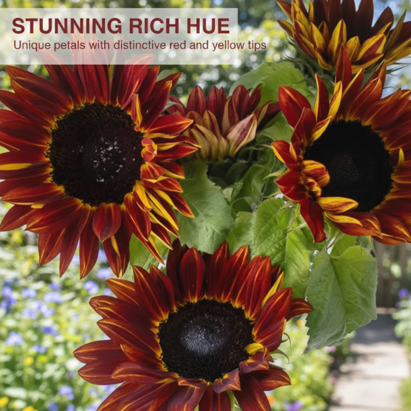 🌻【Gemakkelijk te kweken zonnebloempitten】✨—Breng de gouden tinten van Van Gogh tot leven in uw tuin!💫🌞