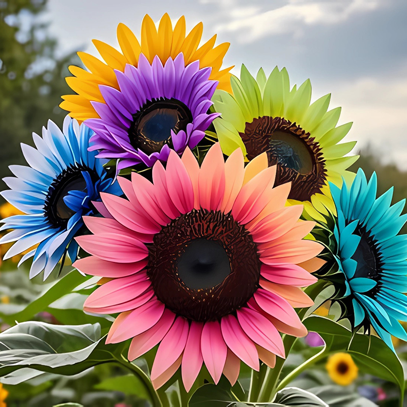 🌻【Gemakkelijk te kweken zonnebloempitten】✨—Breng de gouden tinten van Van Gogh tot leven in uw tuin!💫🌞