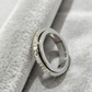 🎊【📍Exquisite Collection📍】Titanium Steel Rotatable Spinner Ring with Zirconia💫💍