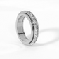 🎊【📍Exquisite Collection📍】Titanium Steel Rotatable Spinner Ring with Zirconia💫💍